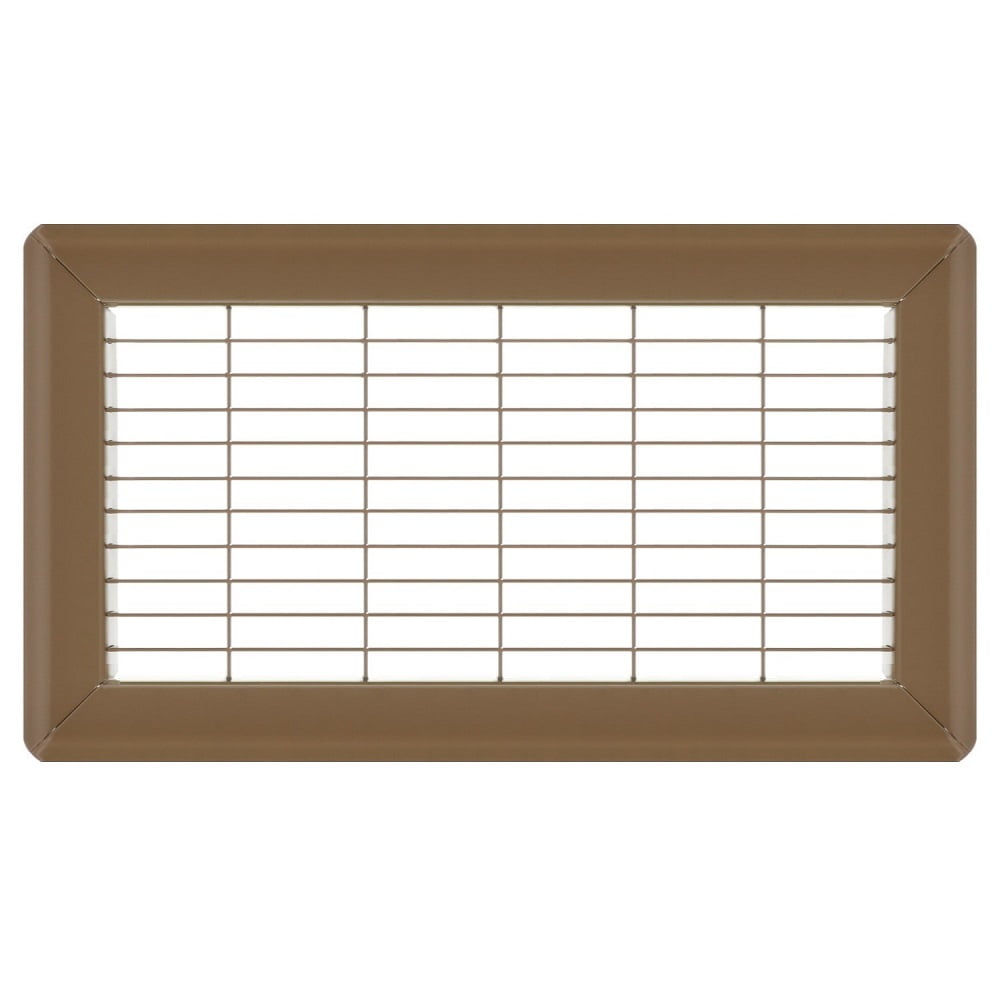 6x12 Brown Heavy Gauge Steel Floor Grille