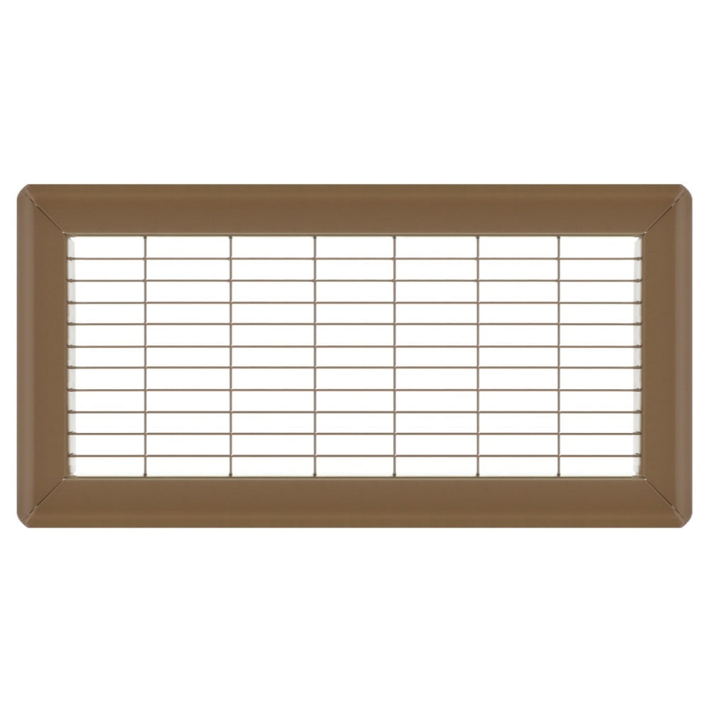 6x12 Brown Heavy Gauge Steel Floor Grille