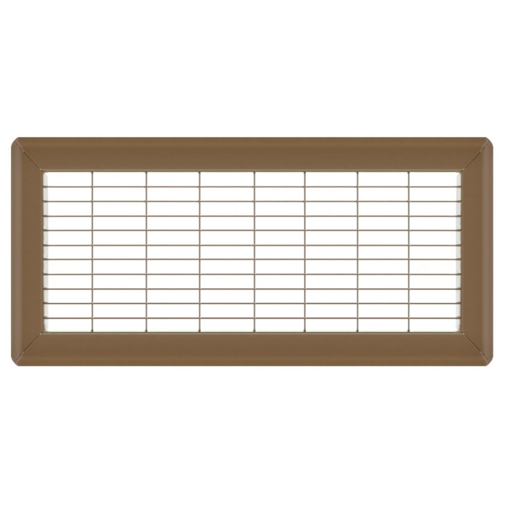 6x12 Brown Heavy Gauge Steel Floor Grille