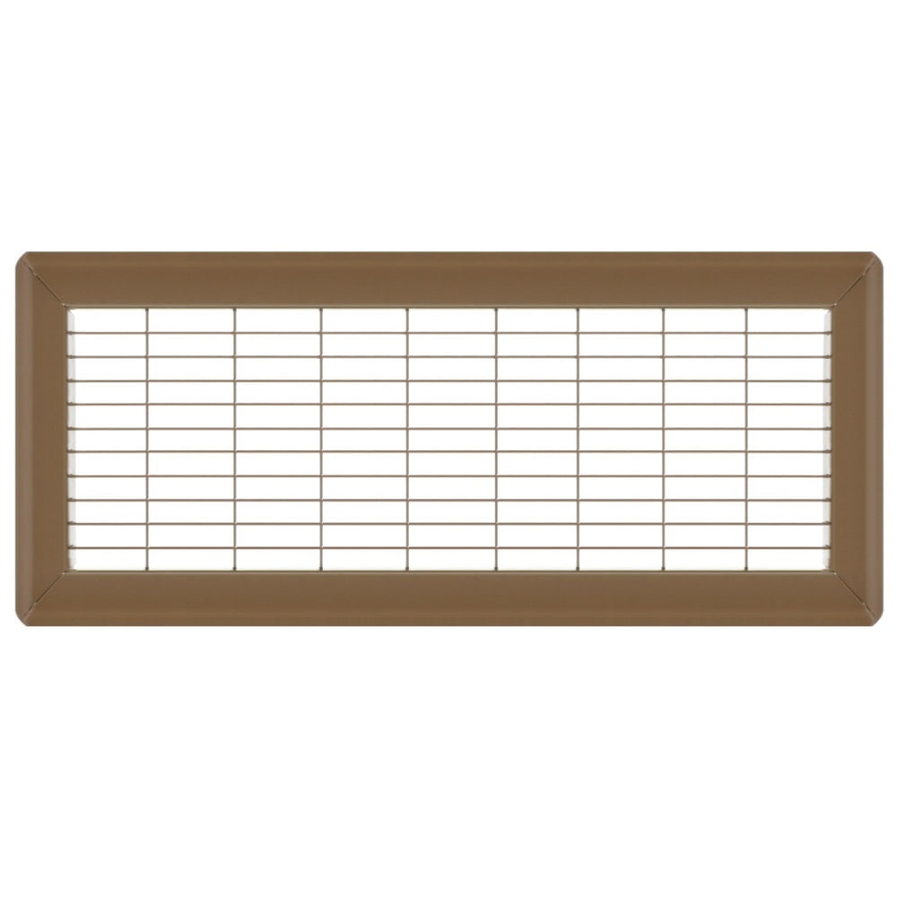 6x12 Brown Heavy Gauge Steel Floor Grille
