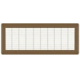 thumbnail image 1 of 6in x 20in Imperial Brown Heavy Gauge Steel Floor Grille - Heating and Cooling Air Vent, 1 of 3