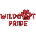 thumbnail image 1 of 6in x 3in Red Wildcat Pride Sticker, 1 of 2