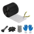 thumbnail image 1 of 6in x 50ft Solar Panel Bird & Critter Guard Kit, Includes 60 Fastener Clips, 100 Cable Ties, Gloves, Pliers & PVC Coated Wire Mesh for Bird, Critters Control, 1 of 7