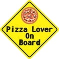 thumbnail image 1 of 6in x 6in Pizza Lover On Board Magnet, 1 of 4
