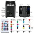 thumbnail image 1 of 6in1 108W Color Mixing Rechargeable LED Uplights, App Control & Sound Activation for Festival Event, 1 of 9