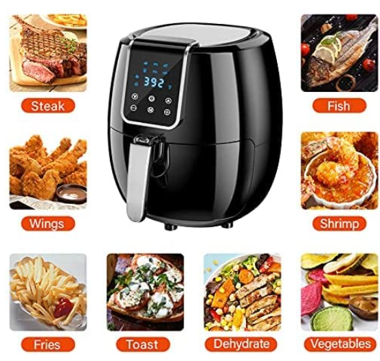 6in1 Air Fryer 7Quart Electric Hot Airfryer Oven Oilles Cooker,original