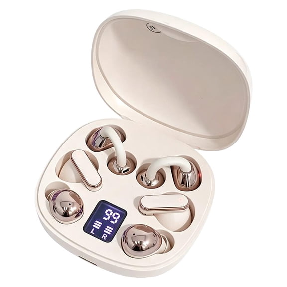 6in1 Bluetooth Wireless Earbuds,Bluetooth 6.0 with Charging Case