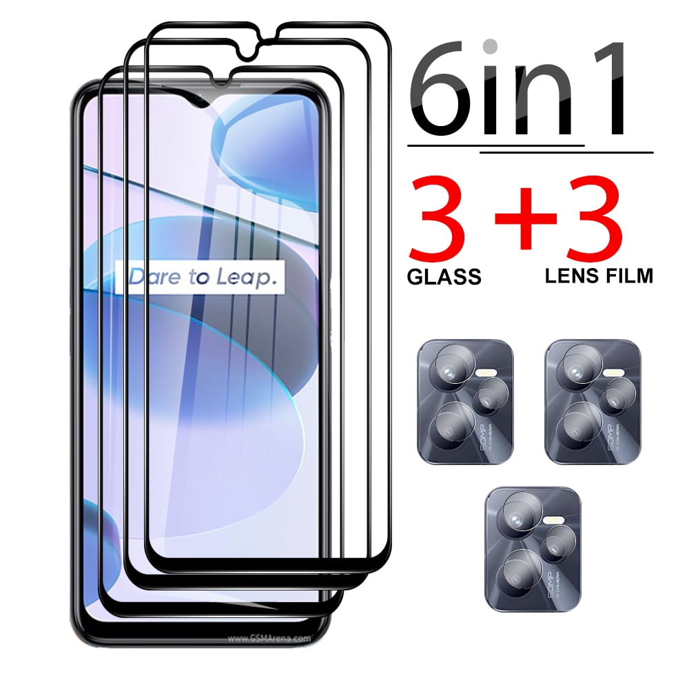 6in1 HD Camera Glass For Realme C35 C31 C25 C25s C21y C11 X7 Q5 9 Pro