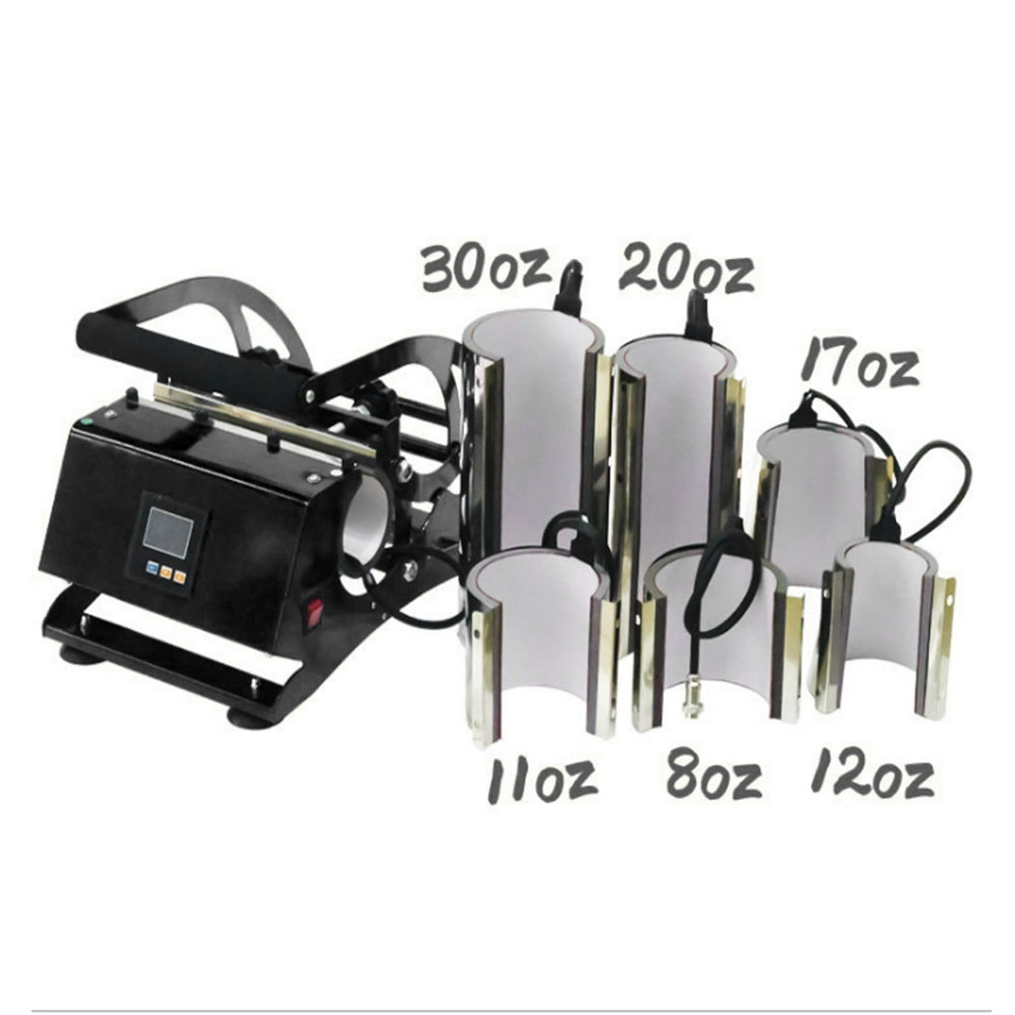 6in1 Mug Heat Press 110V Mug Sublimation Transfer Printing Machine with 6 Heating Elements