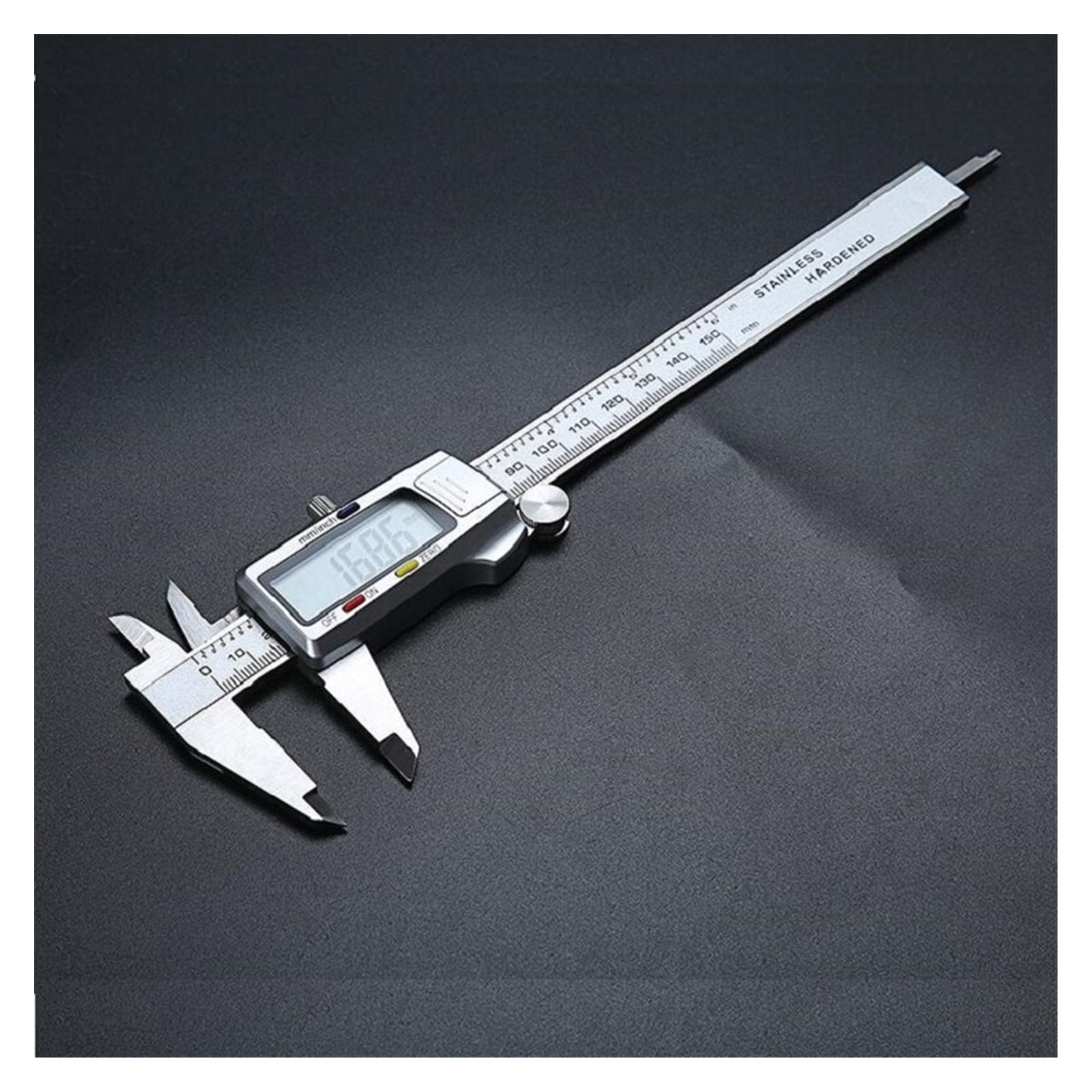6inch/150mm Vernier Caliper Metal Woodworking Tools Instrumentation Ruler Digital Pachymeter Carpenter Depth Gauge Electronic ,Easy to Use