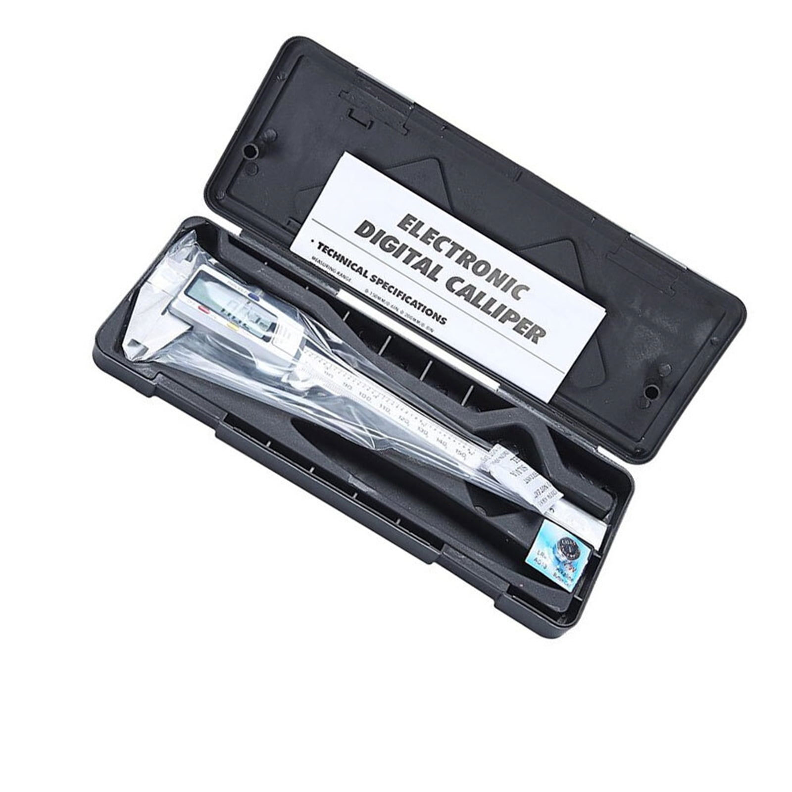 6inch/150mm Vernier Caliper Metal Woodworking Tools Instrumentation Ruler Digital Pachymeter Carpenter Depth Gauge Electronic ,Easy to Use