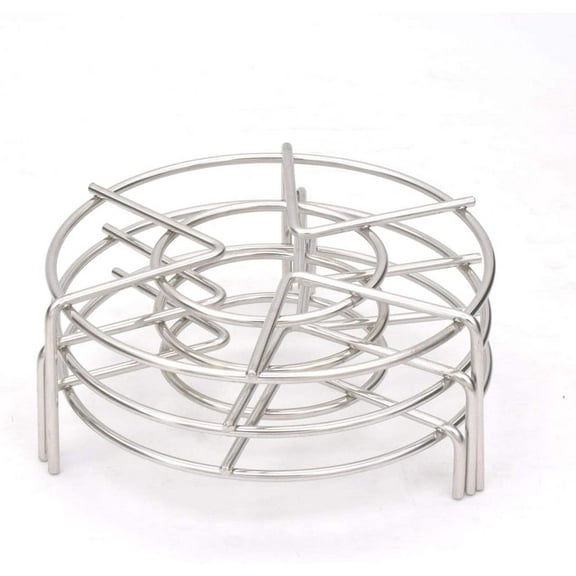 6inch 3 Pack Stainless Steel Kitchen Cooking Steaming Rack Electric Pressure Cooker Steam Rack Stand Diameter by HONSHEN
