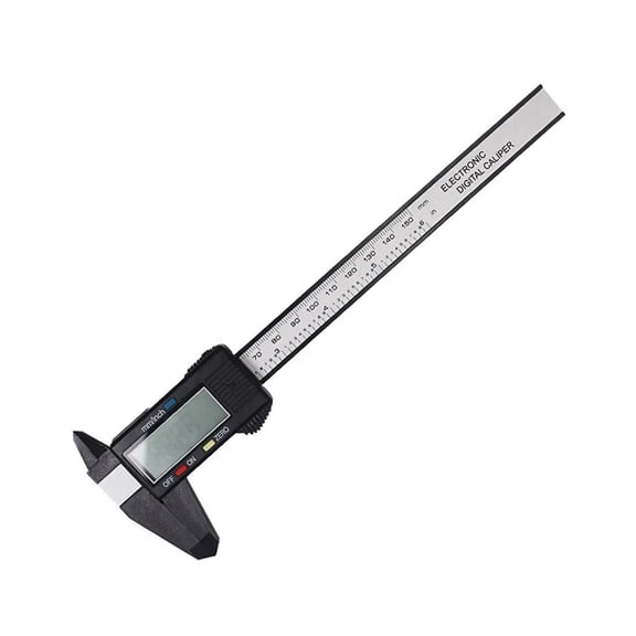 6inch Digital Vernier Calipers Lcd Electronic Caliper, Carbon Fiber Gauge, Height Measuring Tools Instruments Micrometer