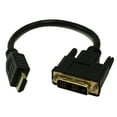thumbnail image 1 of 6inch HDMI/DVI-D Combination Cable (28 AWG), Gold Plated, 1 of 2
