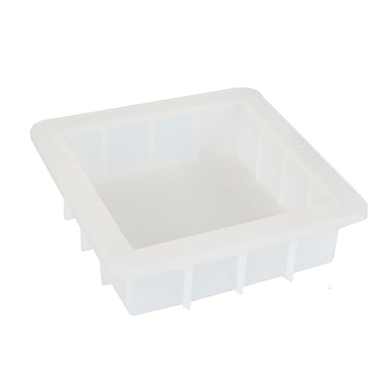6inch Square Silicone Mold Candle Aromatherapy Soap Making Mould Chocolate Candy