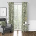 thumbnail image 1 of 6ix Tailors  20 x 96 in. Sakura Green Pinch Pleat Drapery Panel Pair, 1 of 1