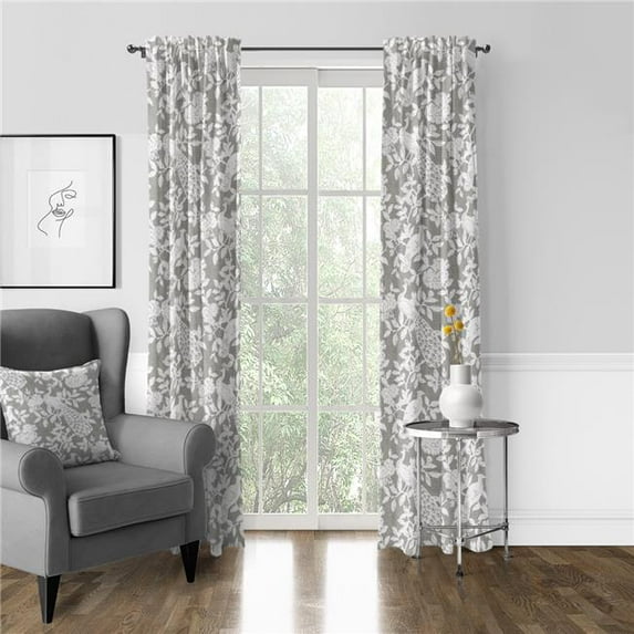 6ix Tailors LRK-BOF-TAU-PP-4096-PR 40 x 96 in. Lark Pinch Pleat Drapery Panel Pair, Taupe