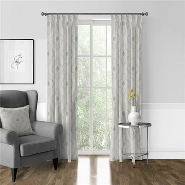 6ix Tailors  50 x 84 in. Shiloh Linen Pole Top Drapery Panel Pair