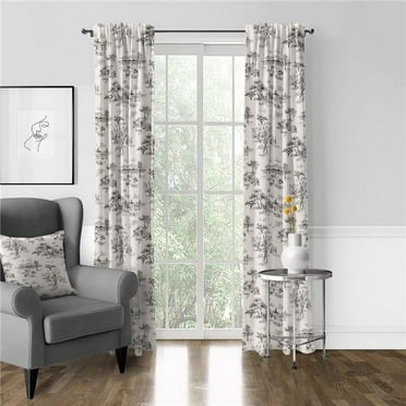 6ix Tailors AUC-DON-GRA-PP-2096-PR 20 x 96 in. Auclair Gray Pinch Pleat Drapery Panel Pair