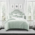 thumbnail image 1 of 6ix Tailors  Adel Sage Super King Size Comforter & 2 Pillow Shams Set - 5 Piece, 1 of 5