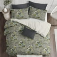 thumbnail image 1 of 6ix Tailors  Athena Linen Duvet Cover & 1 Pillow Sham Set, Heather Gray - Twin Size - 2 Piece, 1 of 1