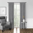 thumbnail image 1 of 6ix Tailors  Austin Pinch Pleat Drapery Panel, Gray - 40 x 96 in. - Pack of 2, 1 of 1