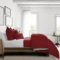 thumbnail image 1 of 6ix Tailors  Braxton Comforter & 2 Pillow Shams Set, Red - Queen Size - 3 Piece, 1 of 1