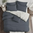 thumbnail image 1 of 6ix Tailors  Braxton Duvet Cover & 2 Pillow Shams Set, Gray - California King Size - 3 Piece, 1 of 1