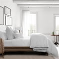 thumbnail image 1 of 6ix Tailors  Classic Waffle Comforter & 2 Pillow Shams Set, White - Full & Double Size - 3 Piece, 1 of 1