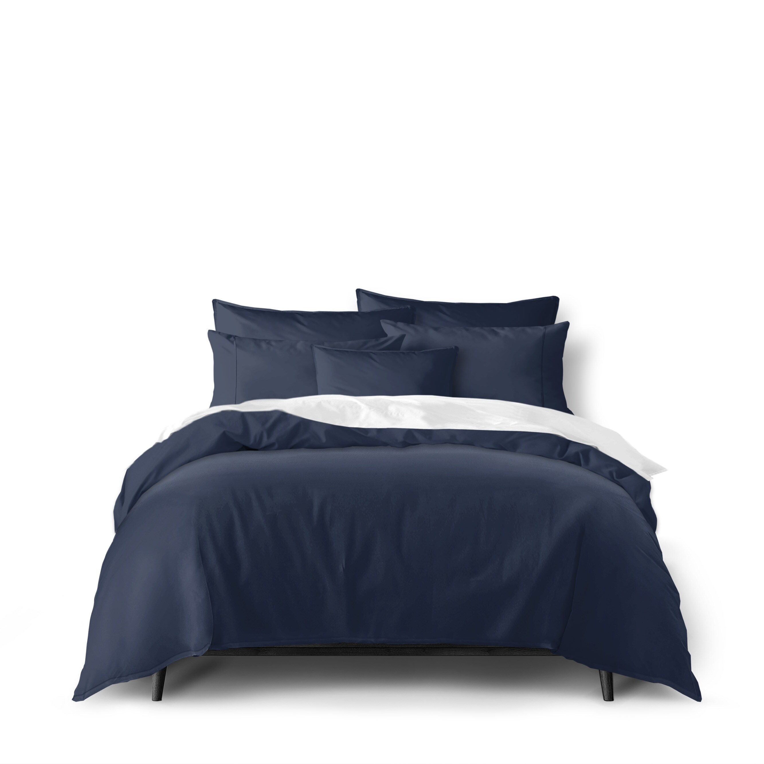 6ix Tailors Everleigh Navy Comforter Set King