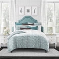 thumbnail image 1 of 6ix Tailors  Keller Teal Twin Size Comforter & 1 Pillow Sham Set - 3 Piece, 1 of 1
