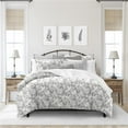 thumbnail image 1 of 6ix Tailors LRK-BOF-TAU-CVT-QN-3PC Lark Coverlet & 2 Pillow Shams Set, Taupe - Queen Size - 3 Piece, 1 of 5