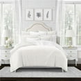 thumbnail image 1 of 6ix Tailors Marlene Alabaster Twin Comforter & 1 Sham Set, plus 1 bonus cushion King - Cal King, 1 of 5