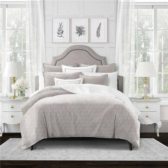 6ix Tailors  Morningside Linen California King Size Comforter & 2 Pillow Shams Set - 5 Piece