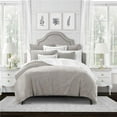 thumbnail image 1 of 6ix Tailors NAD-MIN-CVT-FD-5PC Nadine Mink Full & Double Size Coverlet & 2 Pillow Shams Set - 5 Piece, 1 of 7