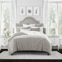 6ix Tailors NAD-MIN-CVT-SQ-5PC Square Nadine Mink Super Queen Size Coverlet & 2 Pillow Shams Set - 5 Piece