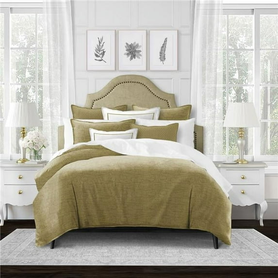 6ix Tailors NAH-ANT-CVT-FD-5PC Nahed Antique Full & Double Size Coverlet & 2 Pillow Shams Set - 5 Piece