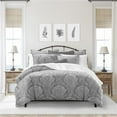 thumbnail image 1 of Ophelia Gray Comforter Set King, 1 of 5