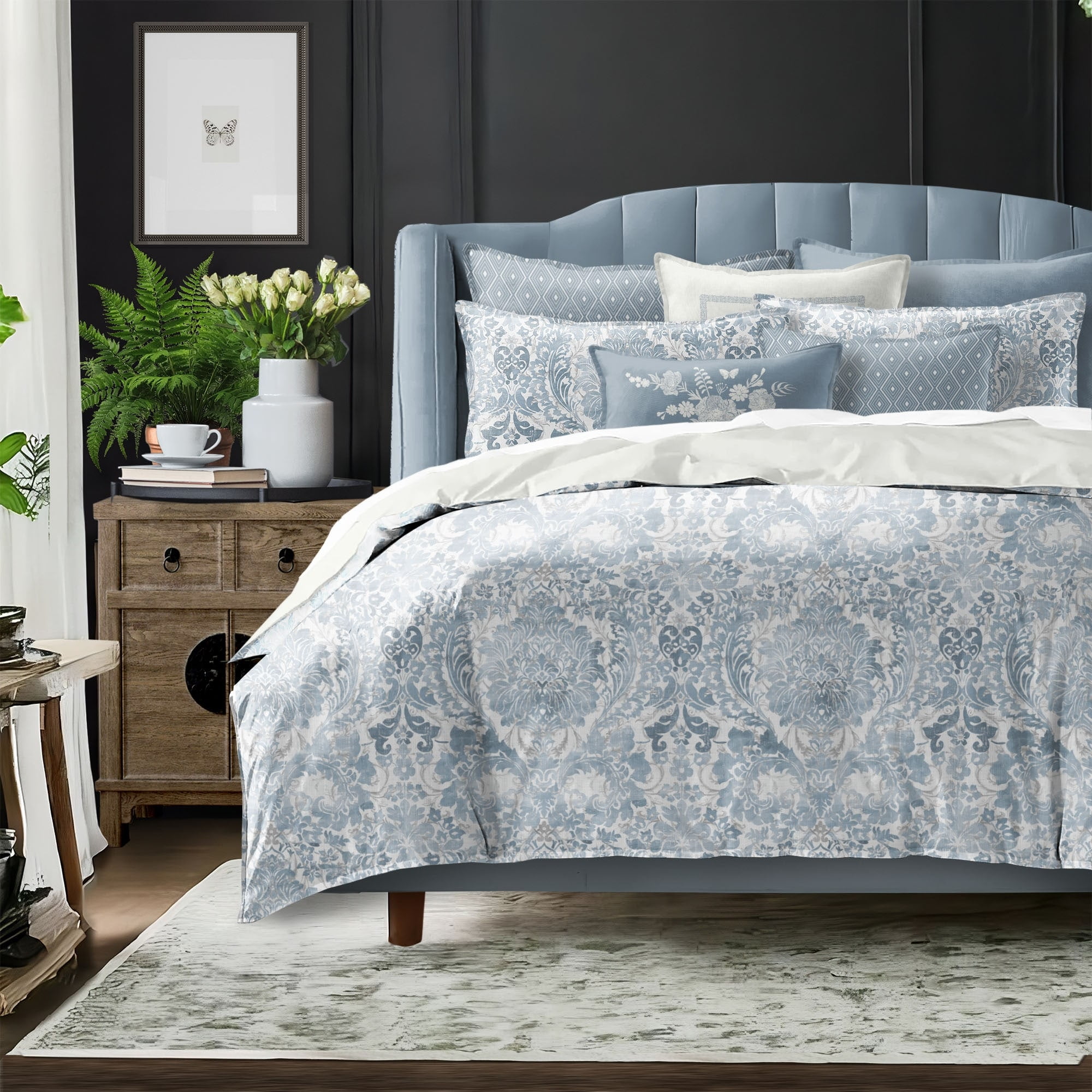 6ix Tailors Savannah Cornflower Blue Piece Duvet Cover Designer