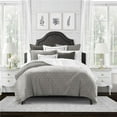 thumbnail image 1 of 6ix Tailors  Square Payson Shadow Super Queen Size Coverlet & 2 Pillow Shams Set - 5 Piece, 1 of 1
