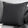 thumbnail image 1 of 6ix Tailors  Sutton Square Decor Pillow with Feather Insert, Gray - 24 in., 1 of 1