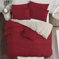 thumbnail image 1 of 6ix Tailors  Vanessa Duvet Cover & 2 Pillow Shams Set, Red - California King Size - 3 Piece, 1 of 1