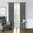 thumbnail image 1 of 6ix Tailors  Vanessa Pinch Pleat Drapery Panel, Charcoal - 40 x 96 in. - Pack of 2, 1 of 1