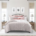 thumbnail image 1 of 6ix Tailors ZAY-JUL-COR-DCV-KG-3PC Zayla Coral King Duvet Cover & 2 Pillow Shams Set - 3 Piece, 1 of 1