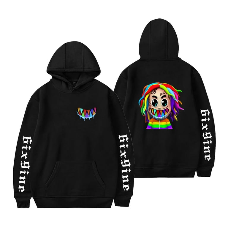 Champion embroidered sweater shop 6ix9ine