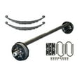 thumbnail image 1 of 6k TK Trailer Axle Kit - 6000 lb Electric Brake 6 Lug - (4" Drop), 89/00 (Loose Spring Seats) / 6x5.5 Bolt Pattern / 6x5.5 Bolt Pattern, 1 of 8