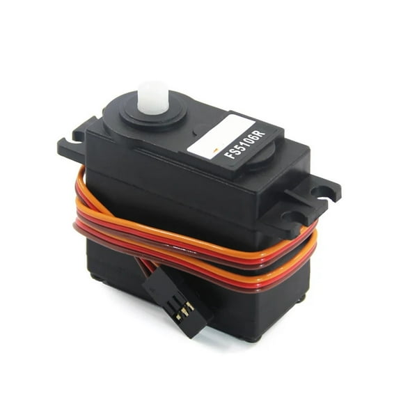 6kg Torque 360 Degree Continuous Rotation PWM Standard Analog Plastic Gears Servo 2BB Servo FS5106R For DIY Robot Custom