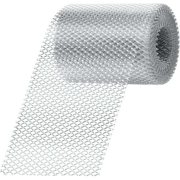 6m Aluminum Gutter Guard Mesh Roof Gutter Filters Durable Leaf Guard for Gutter Strainer Stop Leaf Blockage Drain Pipe Net Cover (15cm x 6m)