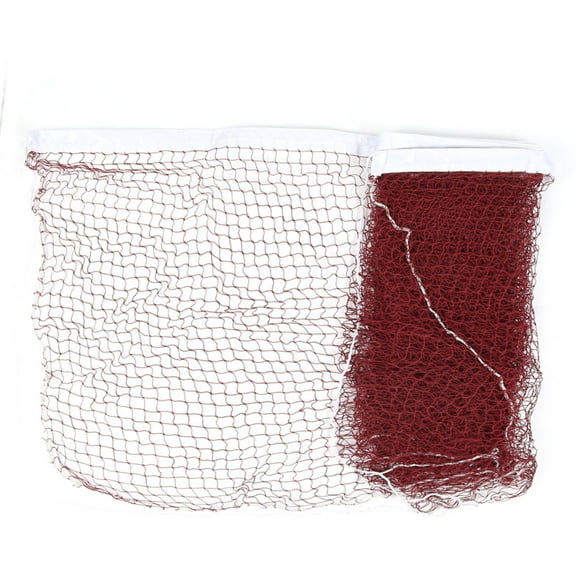 6m Long Portable Nylon Badminton Net Dark Red