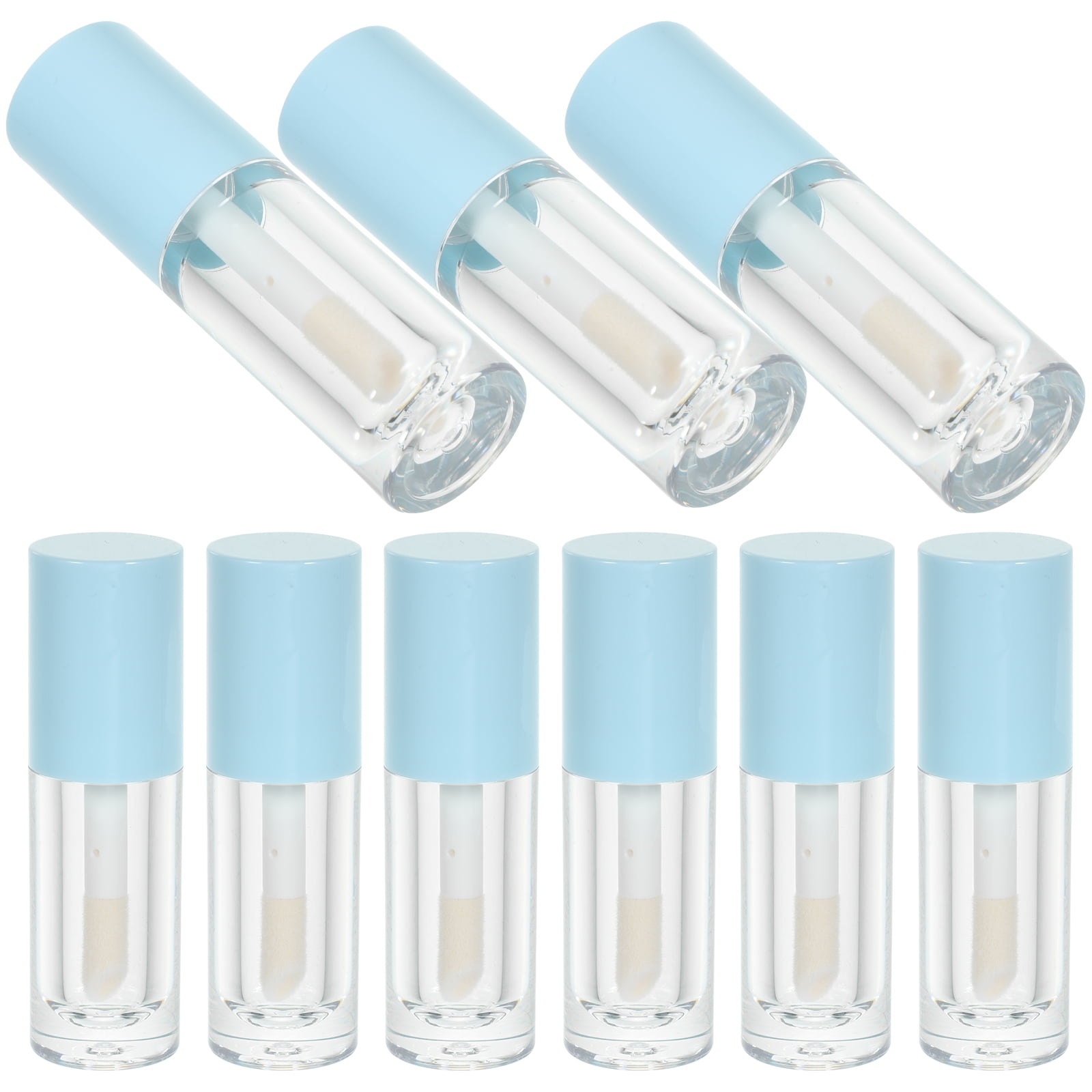 6ml Transparent Plastic Large Brush Lip Gloss Tube Oil Glaze Sub-bottle ...